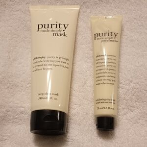 Philosophy Purity Made Simple Mask Tube in Cream with Black Cap